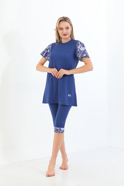 Elif Okur Pool Swimsuit 7401 - Short Sleeve