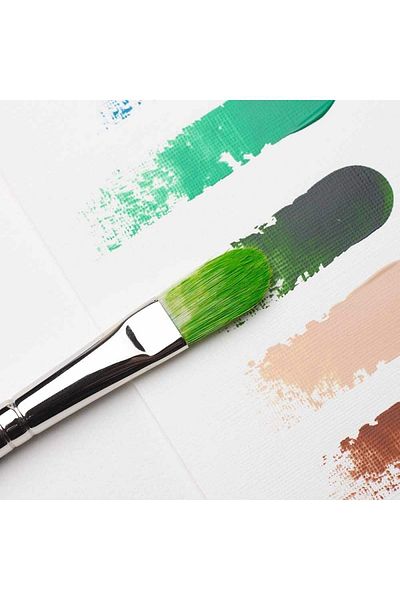 Winsor Newton Βούρτσα Winsor & Newton Winton με μακριά λαβή με σκληρές τρίχες γάτα Νο:6