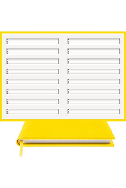 BİDEFTER مفكرة جيتار (خطوط قطع مع مفاتيح تاب) 100% صناعة يدوية وخياطة يدوية -...