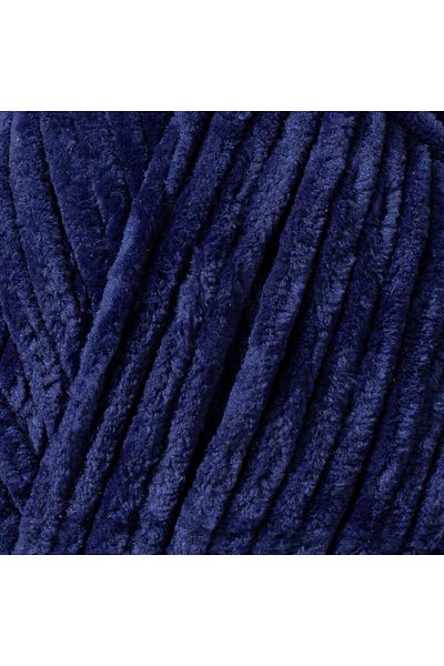 Kürkçü Han Velvet Yarn Navy Blue 100 G 95 M Πλεκτό Χέρι Σπάγγος Khkad20