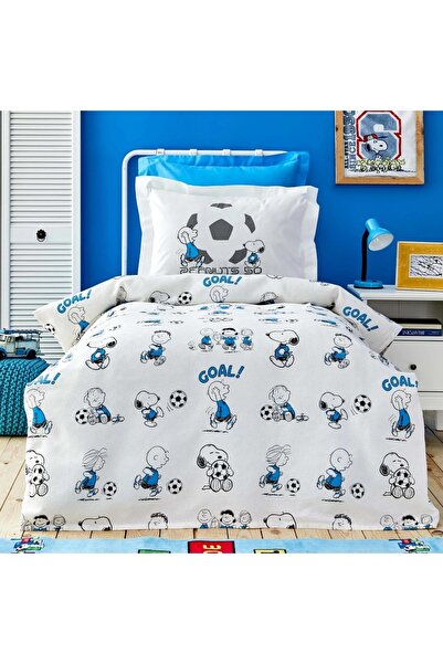 Karaca Home Peanuts By Football Tek Kişilik Pike Takımı
