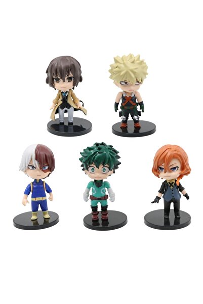 RMC Design Anime My Hero Academia 10 Cm 5'li Pvc Action Figür Bungou Stray Do...