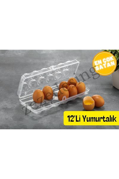 zezedesing 12-Piece Egg Storage Box