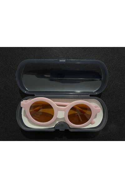 STAOOM UV 400 Protected Children's Glasses and Glasses Box Rose Gold