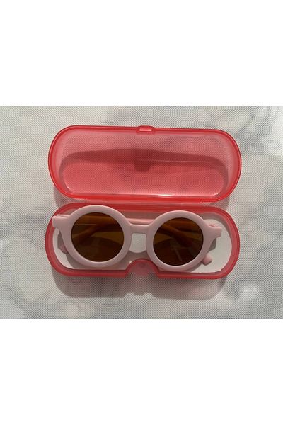 STAOOM UV 400 Protected Children's Glasses and Glasses Box Rose Gold