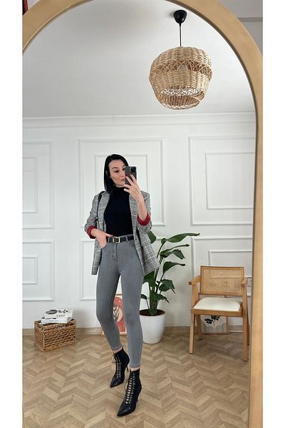 Ramrod Τζιν παντελόνι Asel High Waist Slim Skinny Skinny Leg Colorfast
