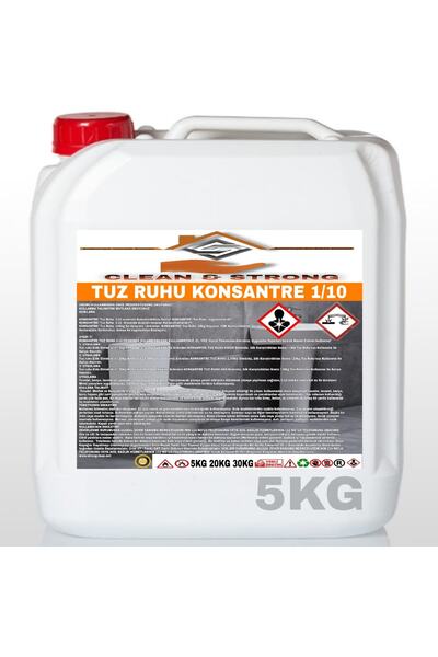 CLEAN&STRONG Konsantre 1/10 Tuz Ruhu 5kg