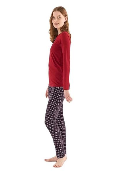 Mod Collection Patli Cotton Patterned Pajama Set