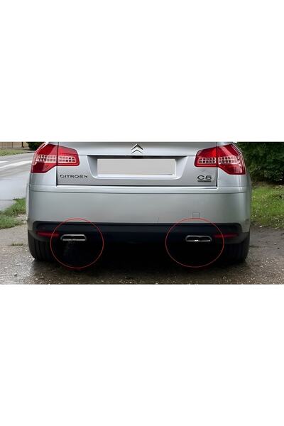 5D DESİGN Citroen C5 Uyumlu Arka Tampon Difizör Estetik Görünüm