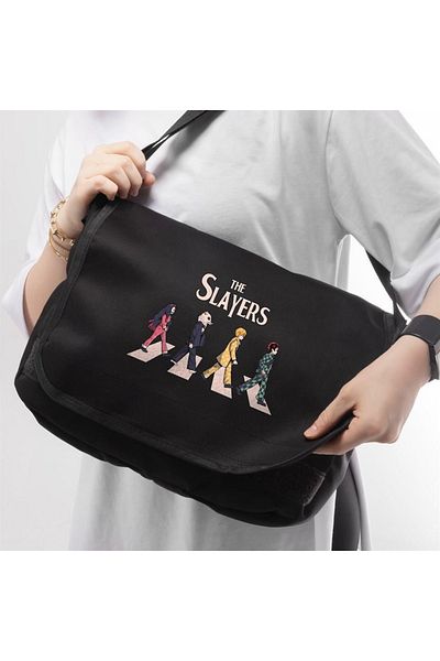 Touz LAGOM FASHION - Geanta Messenger Neagra Unisex The Slayers