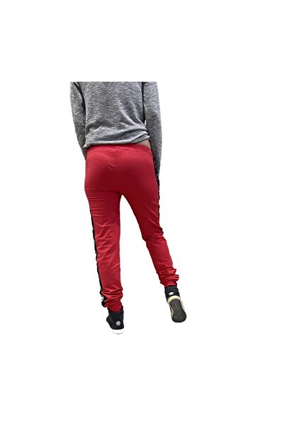 Karl Lagerfeld Kadın Kırmızı Circle Logo Jogger