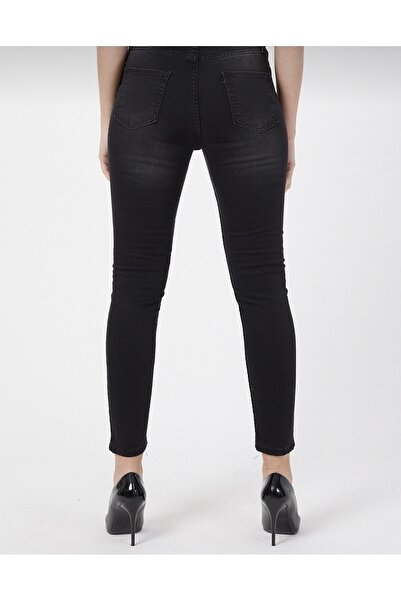 Trn JNS Nailed Designed Black Jeans