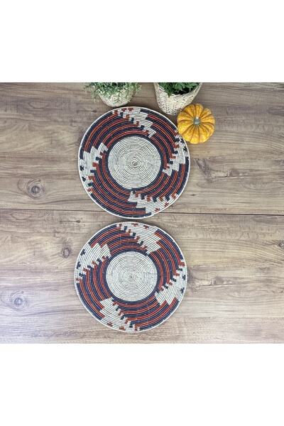 So Decoration Doğal Hasır El Örgüsü 2'li Supla Seti – 30 Cm | Şık Ve Zarif Am...