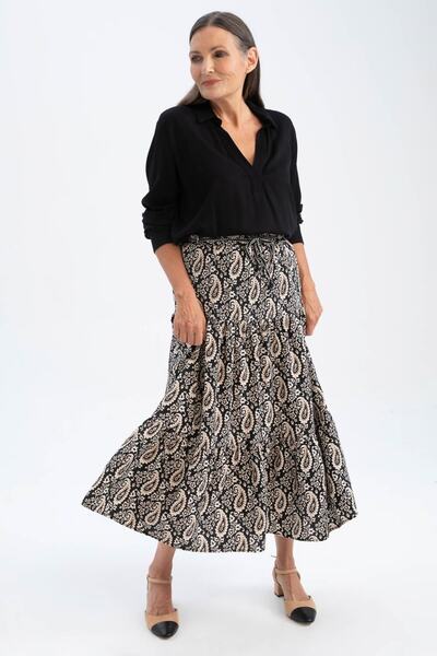 DeFacto Tradycyjna spódnica midi Aerobin