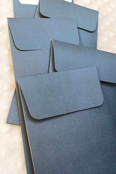 Dekorden 100 Pieces Smoked Invitation Envelopes 11X22 Cm.