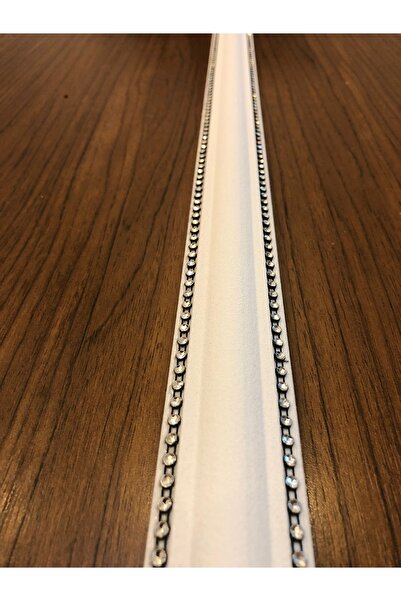 yeditepe osmanlı 2 Şeritli Dekoratif Siyah Taşlı Strafor Köpük Çıta Kartonpiy...