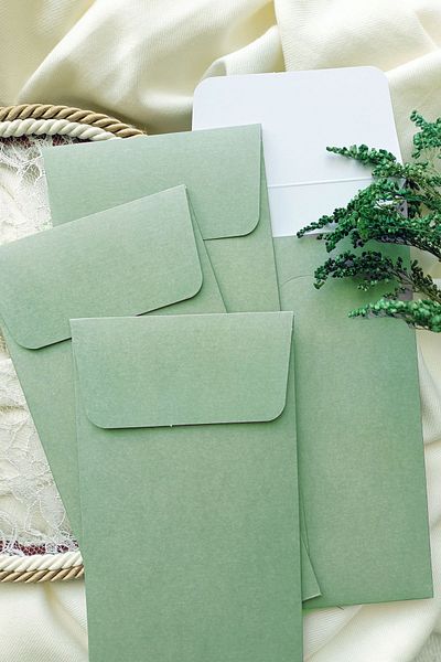 Dekorden 100 Invitation Envelopes 11X22 Cm.