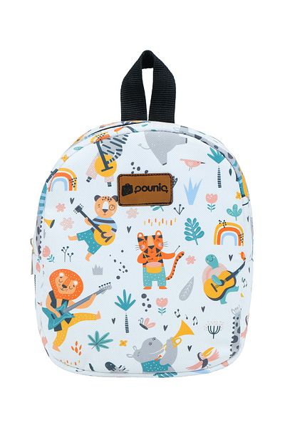pouniq Cheerful Musicians - Children's Backpack - Compatible for Kindergarten and Nursery - Suitable for Ages 0-8