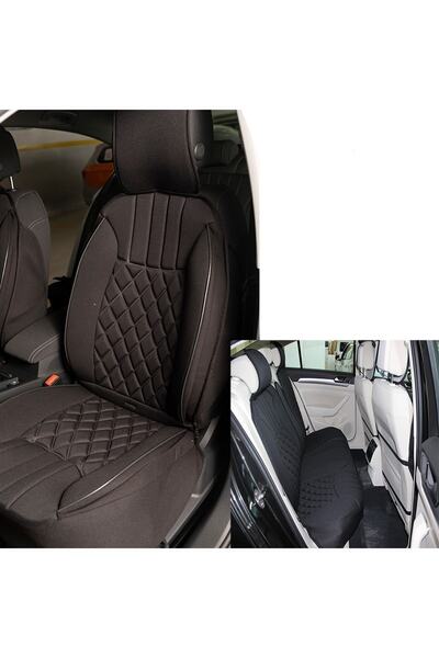 Generic Brand Volkswagen Passat B7 Black Auto Seat Cushion Orthopedic Set of ...