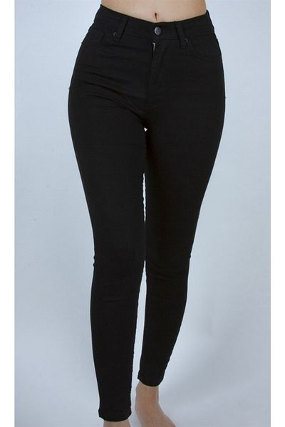 LAMİRA Black Slim Fit High Waist Flexible Jean