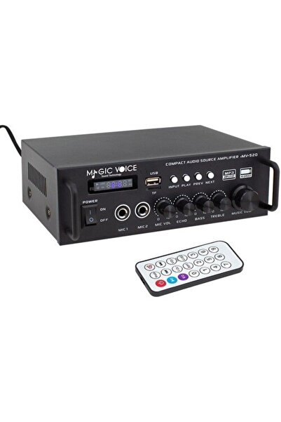 MagicVoice Mv-520 2x15watt Usb/sd/bluetooth Trafosuz Anfi