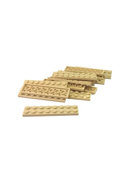 LEGO Original Moc Custom Accessory Creator Plate 2 X 8 Flat Brick Taba 4 Pieces Will Be Sent