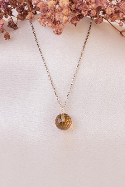 Dünya Doğal Taş Zultanit Taşı Kolye ( 925 Ayar Gümüş Zincirli)