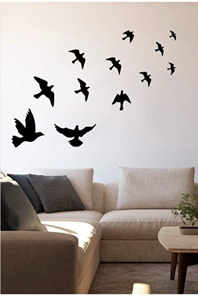 MegaSticker Autocolant de perete din seria Bird Flock Flying Birds