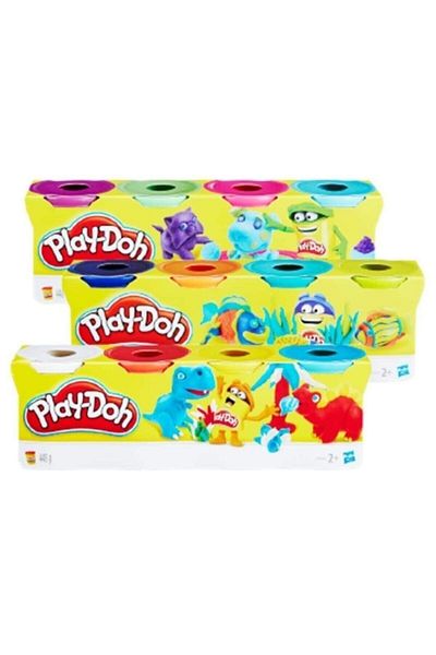Hasbro Oyuncak Playdoh Play Dough Set of 4 448 Gr