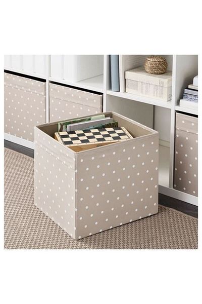 IKEA Organizer Box Home Organization Organizing Storage Box Beige