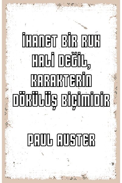 hediyeniburadabul Η προδοσία δεν είναι συναισθηματική - Αφίσα Hbb Ahsaş 20x30