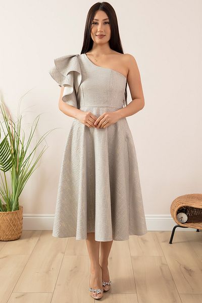 PULLIMM Rochie cu un singur umăr cu sclipici 13408