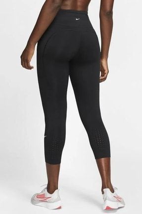 Nike Epic Lux Running Crop Normal Belli Toparlay c Siyah Kad n Spor Tayt Fiyat Yorumlar Trendyol