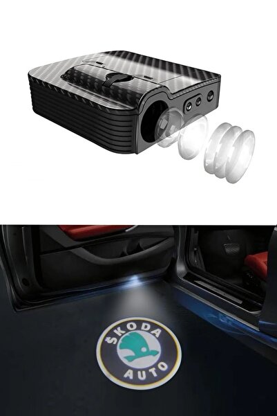 Mycl Skoda 2 Adet Araçları Için Pilli Yapıştırmalı Mesafe Sensörlü Kapı Altı ...