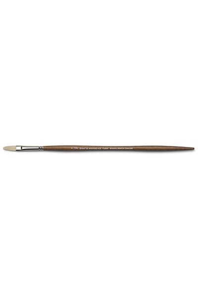 Winsor Newton Winsor & Newton Artists' Synthetic Hard Bristle Long Handle Cat's Tongue Brush No:4