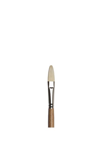 Winsor Newton Winsor & Newton Artists' Synthetic Hard Bristle Long Handle Cat's Tongue Brush No:10