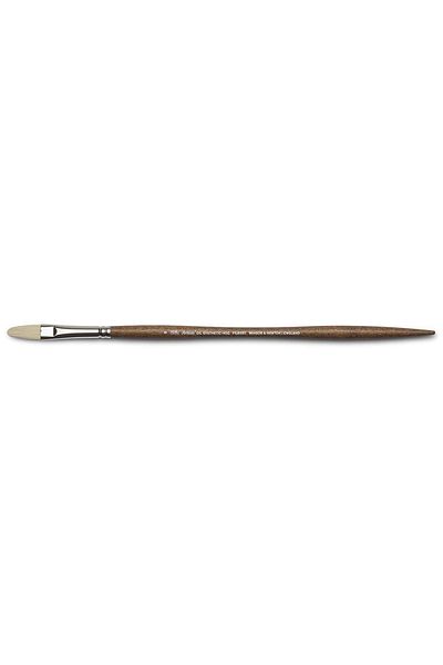 Winsor Newton Winsor & Newton Artists' Synthetic Hard Bristle Long Handle Cat's Tongue Brush No:6