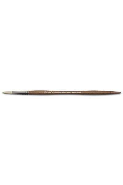 Winsor Newton Winsor & Newton Artists' Synthetic Hard Bristle Long Handle Round Brush No:6