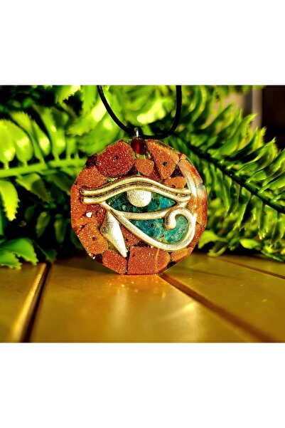 Singincraft Yıldız Taşı - Apatit - Horus'un Gözü Orgonit Kolye (EL YAPIMI TASARIM ÜRÜNLER)