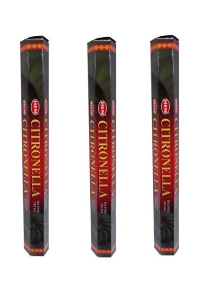hediyepatronu Citronella Haşere Kovucu Çubuk Tütsü Doğal Sivrisinek Kovucu 60...
