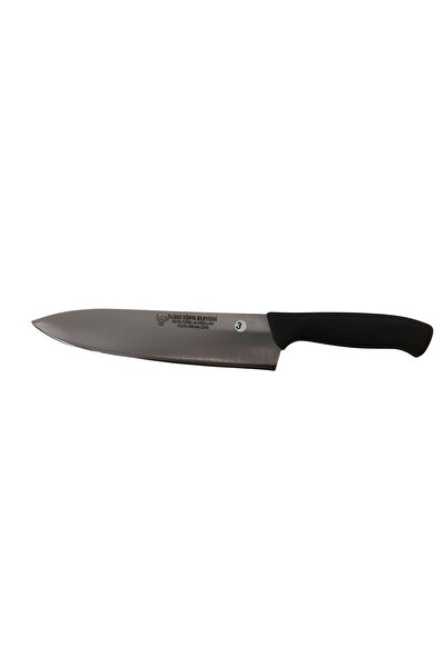 Şef Bıçağı Paslanmaz Çelik El Yapımı Sebze Tavuk Et Kesim Şef Bıçağı 3 No 35 cm