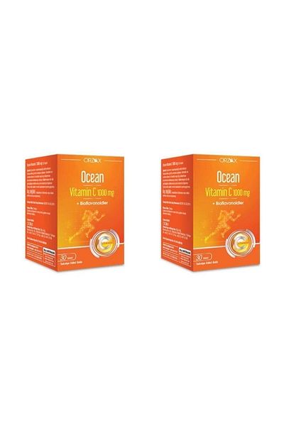 Ocean Vitamin C 1000 Mg - 30 Tablets 2 Boxes