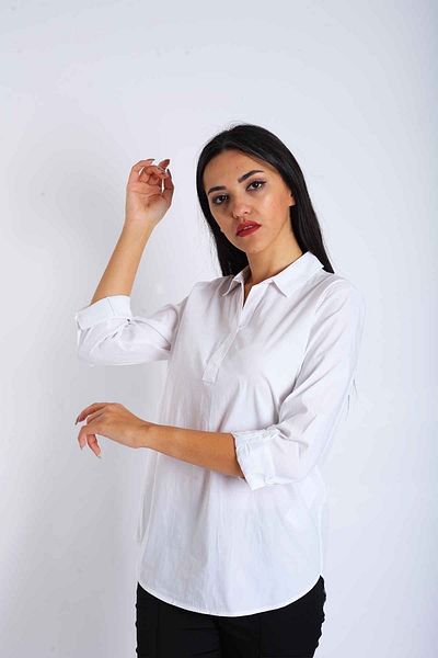 Blues Outlet Cămașă de damă cu guler alb