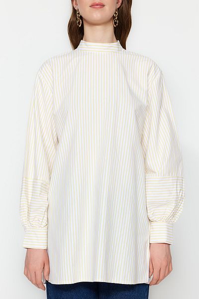 Trendyol Modest Tuniken - Gelb - Regular Fit