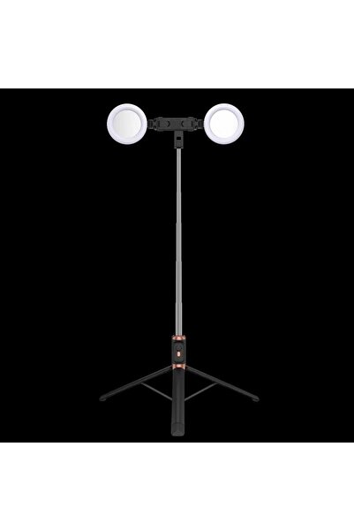 Protonust عصا سيلفي مضيئة تعمل بالتحكم عن بعد بتقنية البلوتوث، حامل ثلاثي الق...