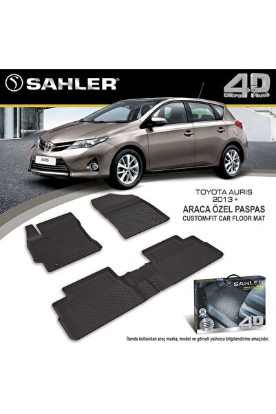 Sahler Toyota Auris 4,5d Havuzlu Paspas, Auris 2013-2020 Uyumlu, Demir Group
