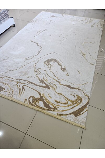 Koyunlu Halı Koyunlu Kemerhisar Ke023 Sarı Modern Saçaklı Halı