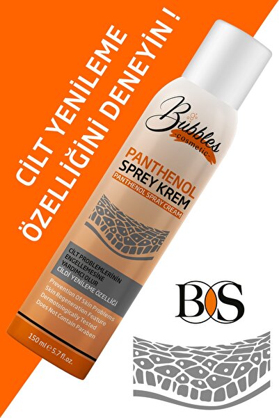 bs bubbles cosmetic Panthenol Cilt Yenileyici Onarıcı Koruyucu Nemlendirici Y...
