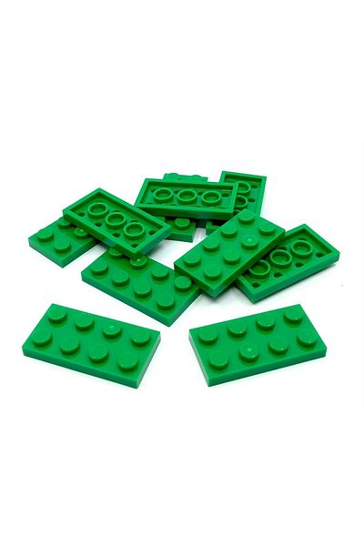 LEGO Original Moc Custom Accessory Creator Plate 2 X 4 Flat Brick Green 6 Pieces Will Be Sent