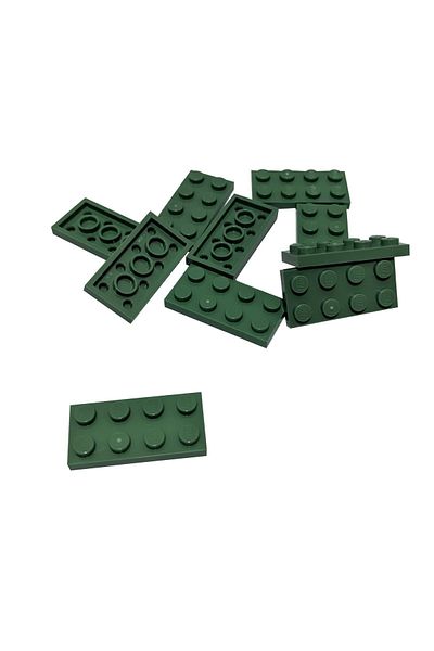 LEGO Original Moc Custom Accessory Creator Plate 2 X 4 Flat Brick Sand Green 4 Pieces to Ship